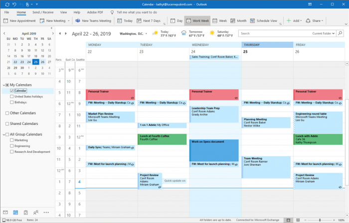does outlook for mac sync with google calendar